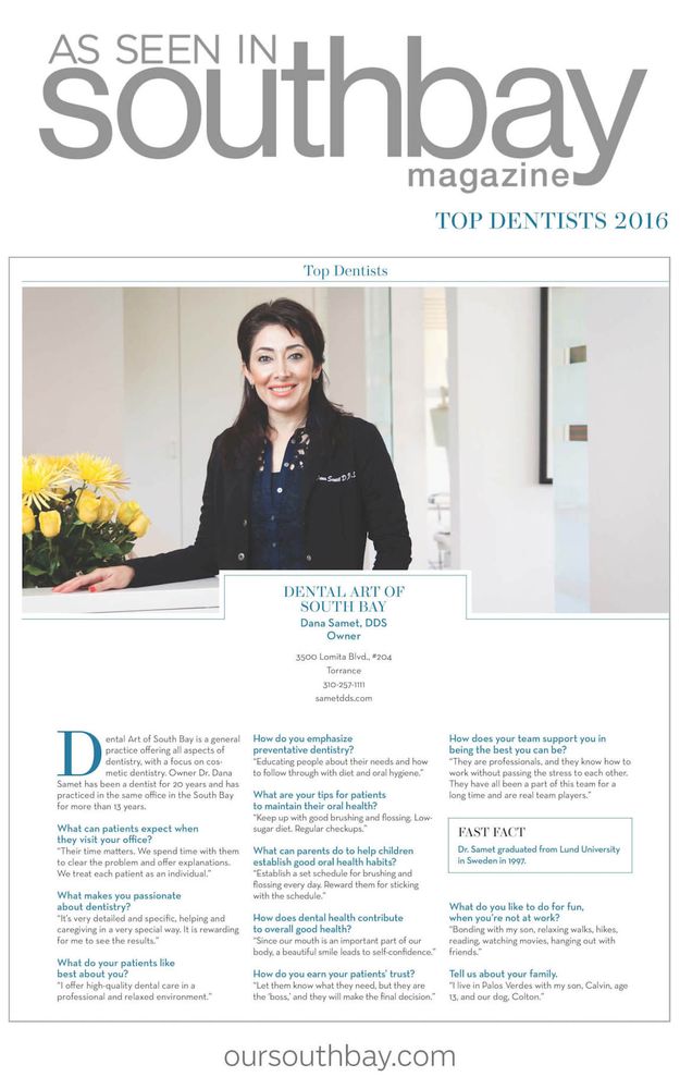 Meet Dr. Dana Samet, DDS in Torrance